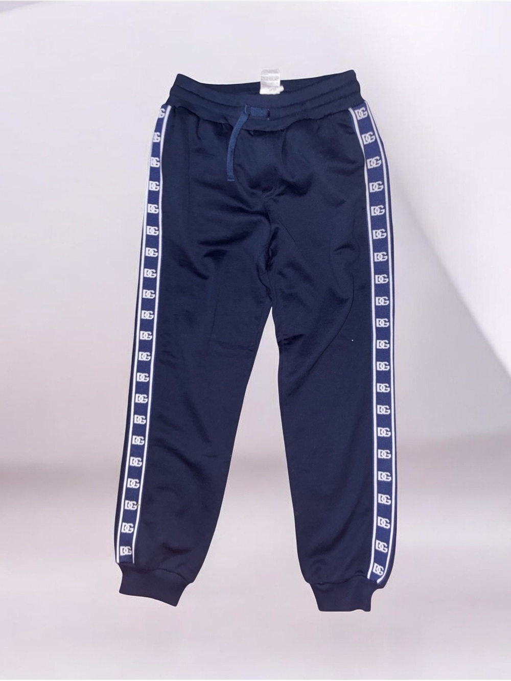 Blue cotton boy dolce & gabbana track pants